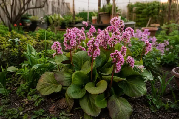 Bergenia cordifolia – plantare, îngrijire și greșeli de evitat