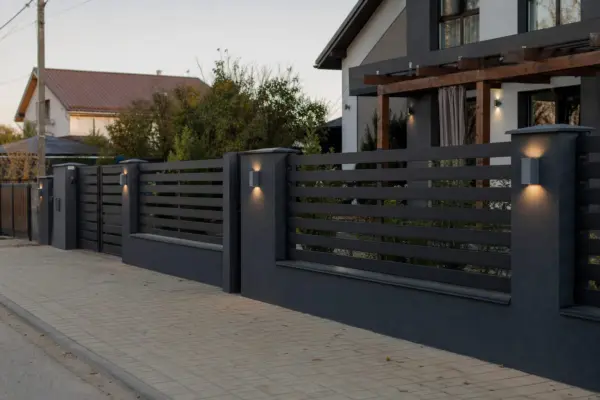 Ce culori alegi pentru gard în funcție de fațada casei