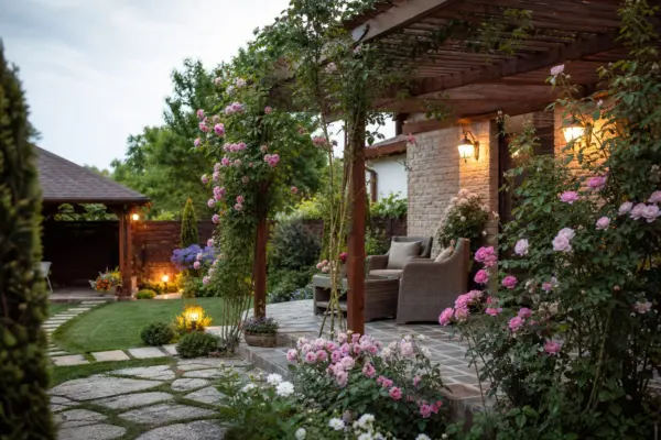 Idei pentru o grădină romantică, plină de flori și colțuri intime